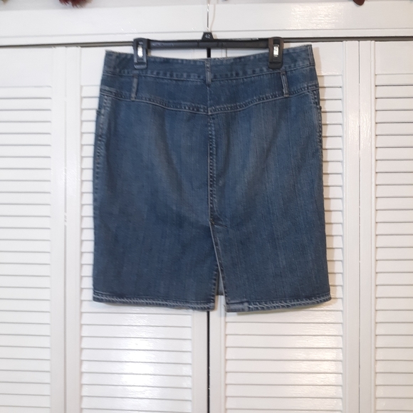 Elie tahari denim Jean skirt 12P *L3 - Picture 5 of 5
